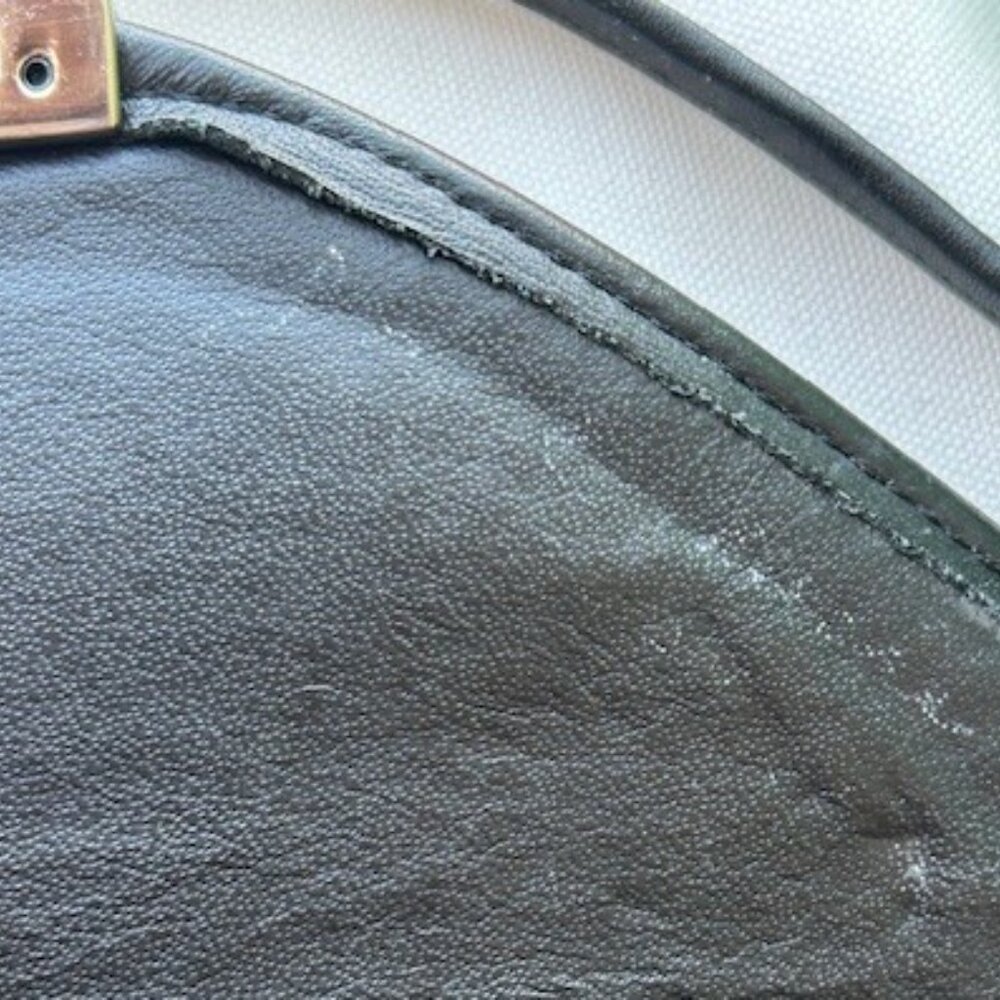 ROCHE LEATHER COMPANY Aubergine Purple Berkeley BAG - Picture 7 of 13